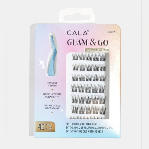 Cala Glam & Go Medium Glam Pre- Glued Lash Extensions + Tool BNIB - Picture 1 of 2